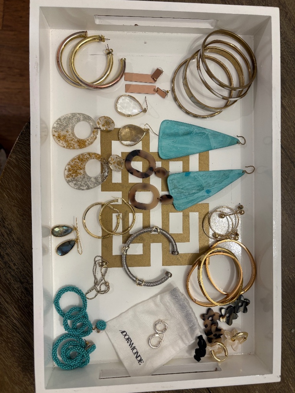 Earrings and Bracelets